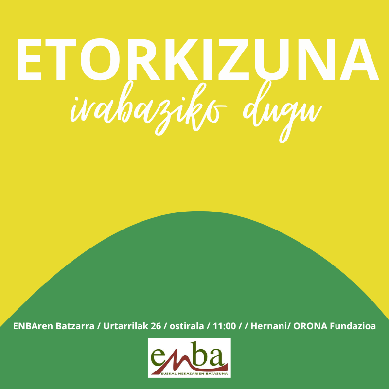 ENBA Gipuzkoa celebrará este viernes su XXXII. Asamblea Anual bajo el lema "ETORKIZUNA irabaziko dugu - Ganaremos el FUTURO"